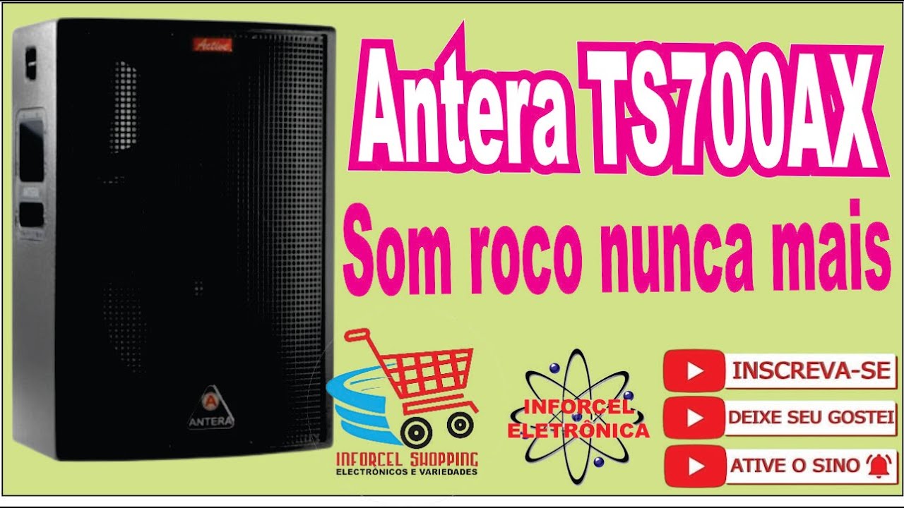 Caixa ativa Antera TS700AX som rouco e Limiter clipando com baixo Volume