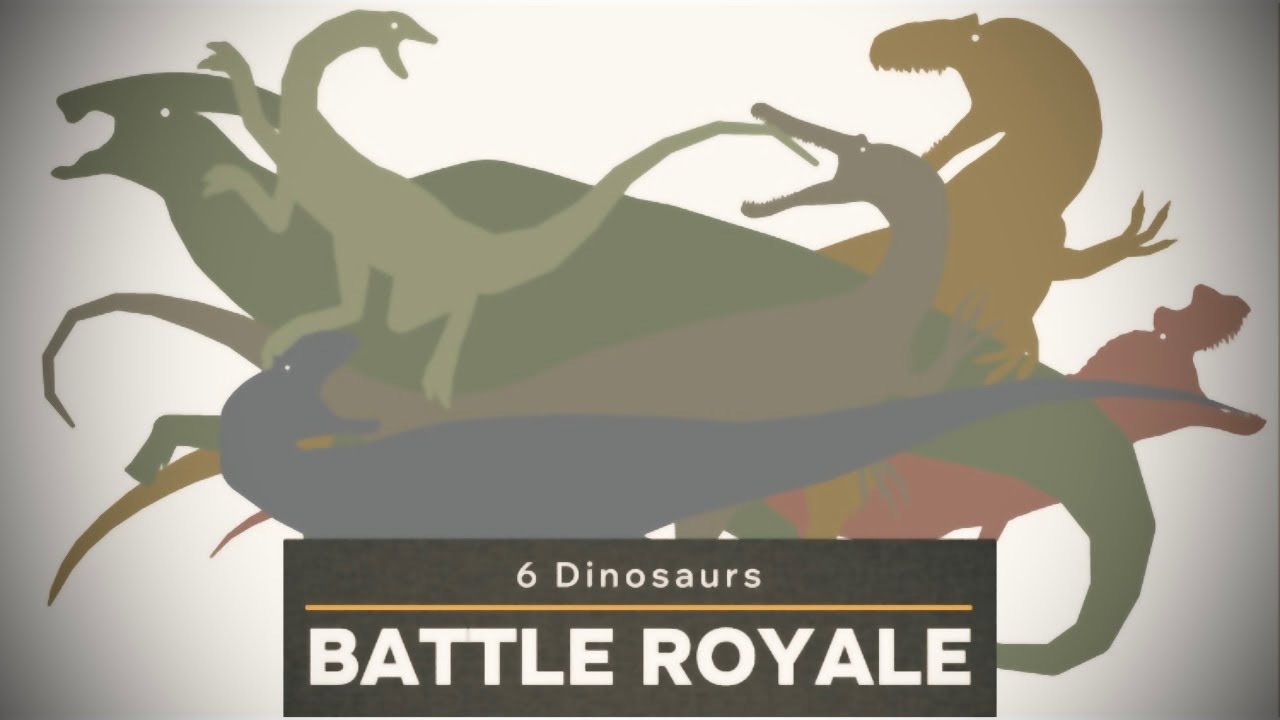 Dinosaurs Battle Royale #1 | StickNode pro animation 