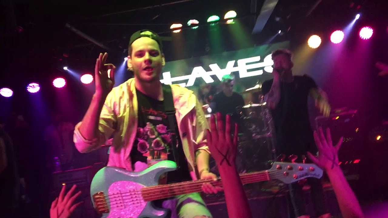 SLAVES - The Pact (Beautiful Death) Tour LIVE Jonny Craig in Fresno at Strummers!