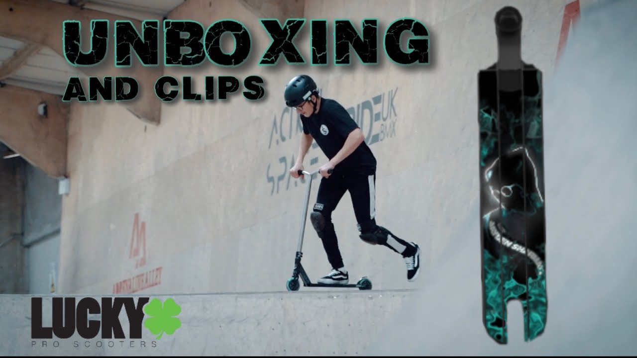 Lucky Scooters | Jayden Sharman Sig Deck Unboxing & Clips!