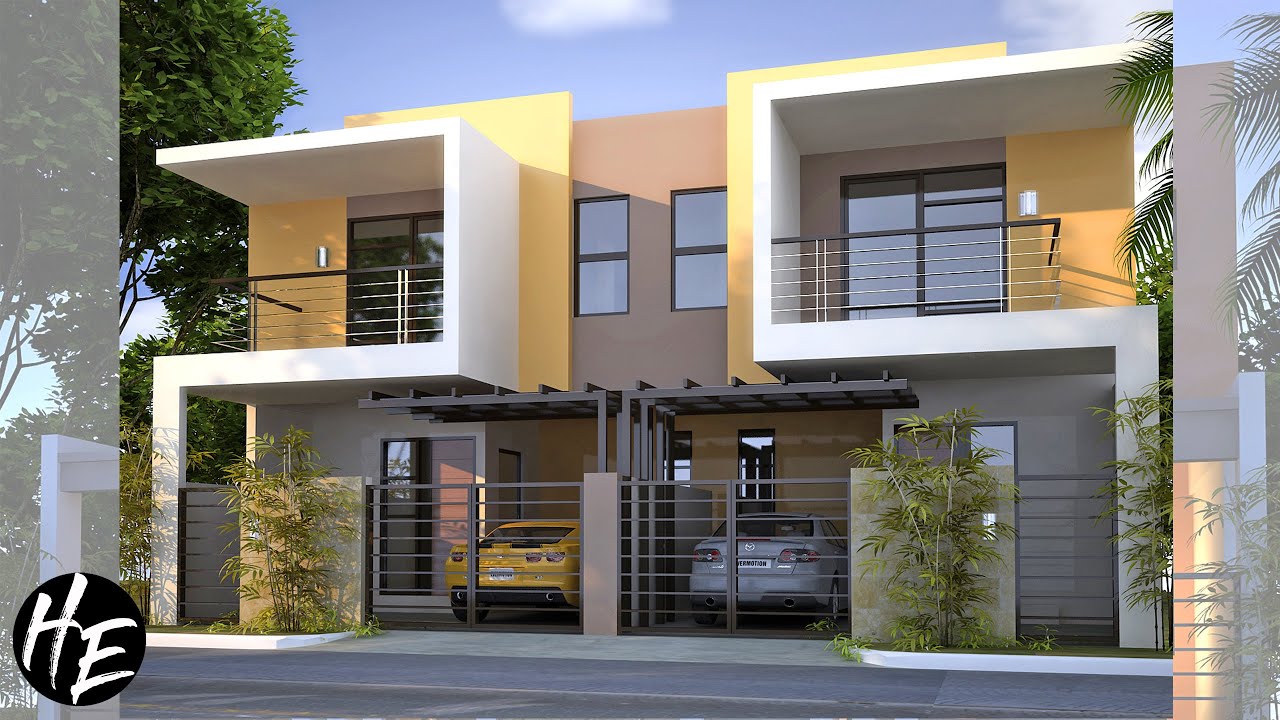 House Design Ideas l 3 Modern Duplex House Designs