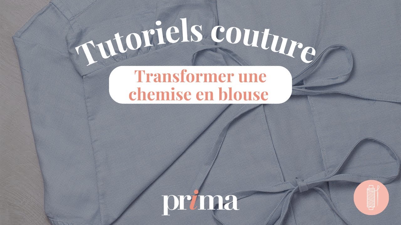 Comment transformer une chemise en blouse à nœuds ?