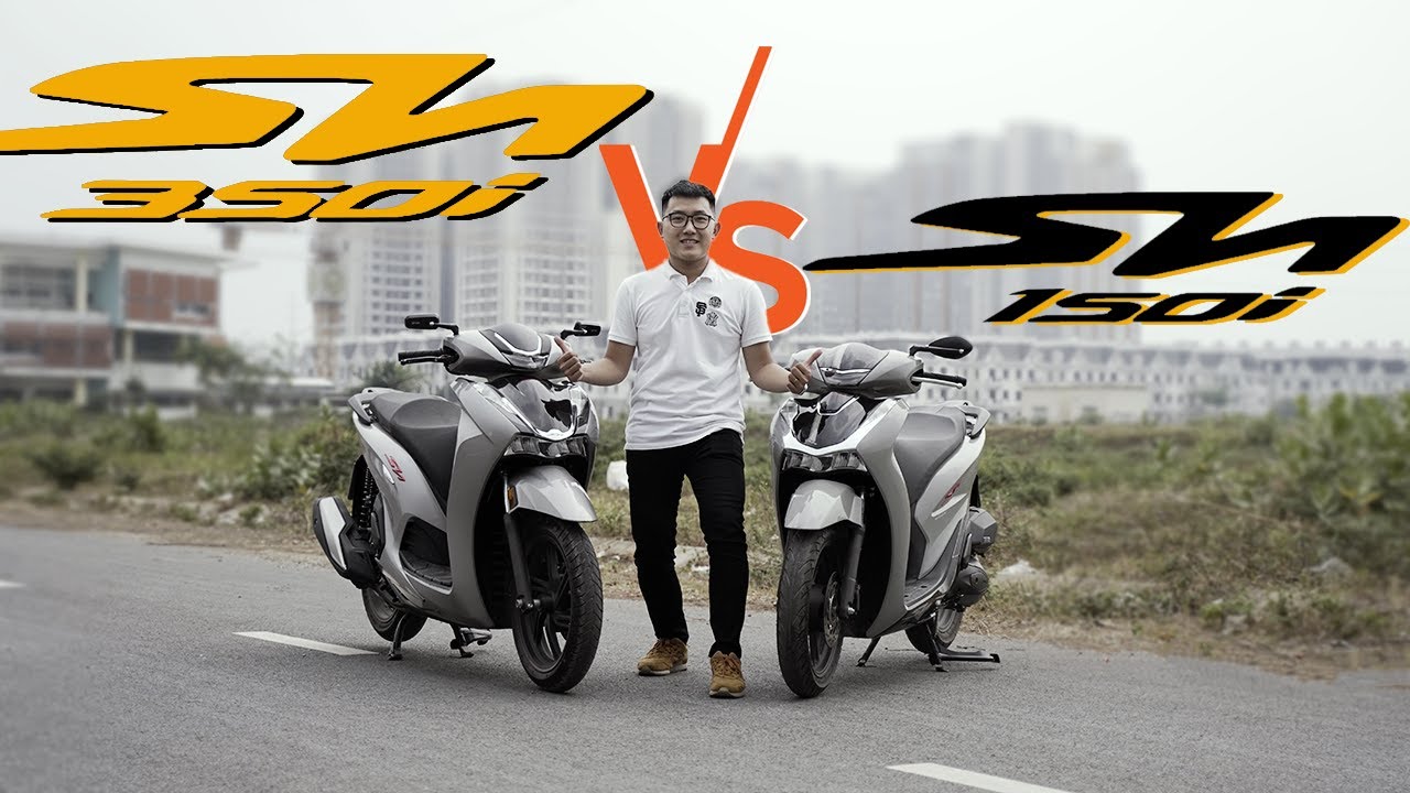 So sánh chi tiết Honda sh350i và sh150i