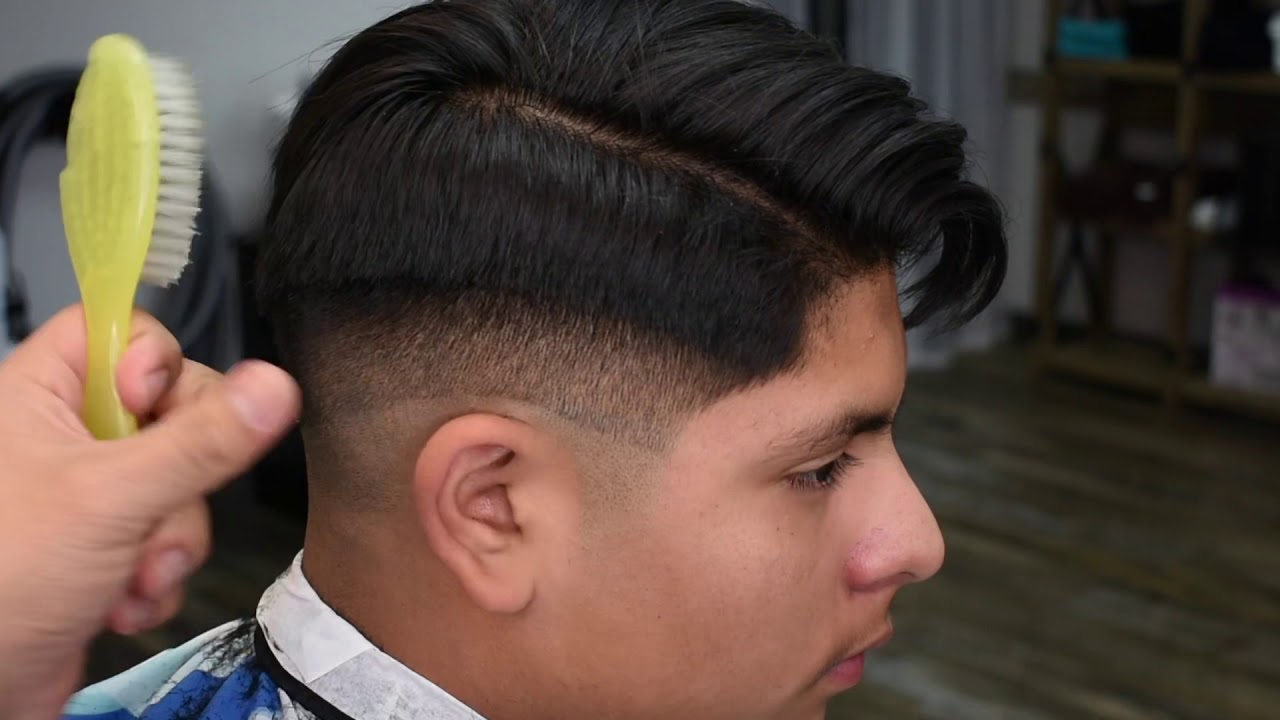 CRISPY MEDIUM DROP FADE HAIRCUT TUTORIAL// Easy steps