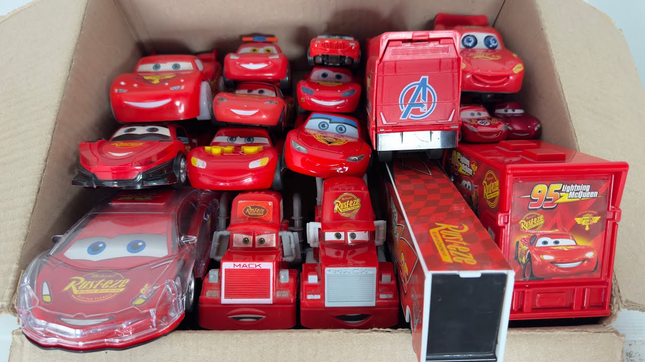 Disney Pixar Cars Lot Review and Unboxing | Full Lightning Mcqueen Bubble RC | ASMR Collection Cars