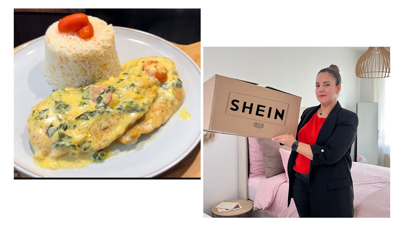 HAUL SHEIN QUICKSHIP 🛍️| شنو وصلني من شي إن + وجبة غداء أو عشاء كاتجي ولا أروع 👌🏻🤤