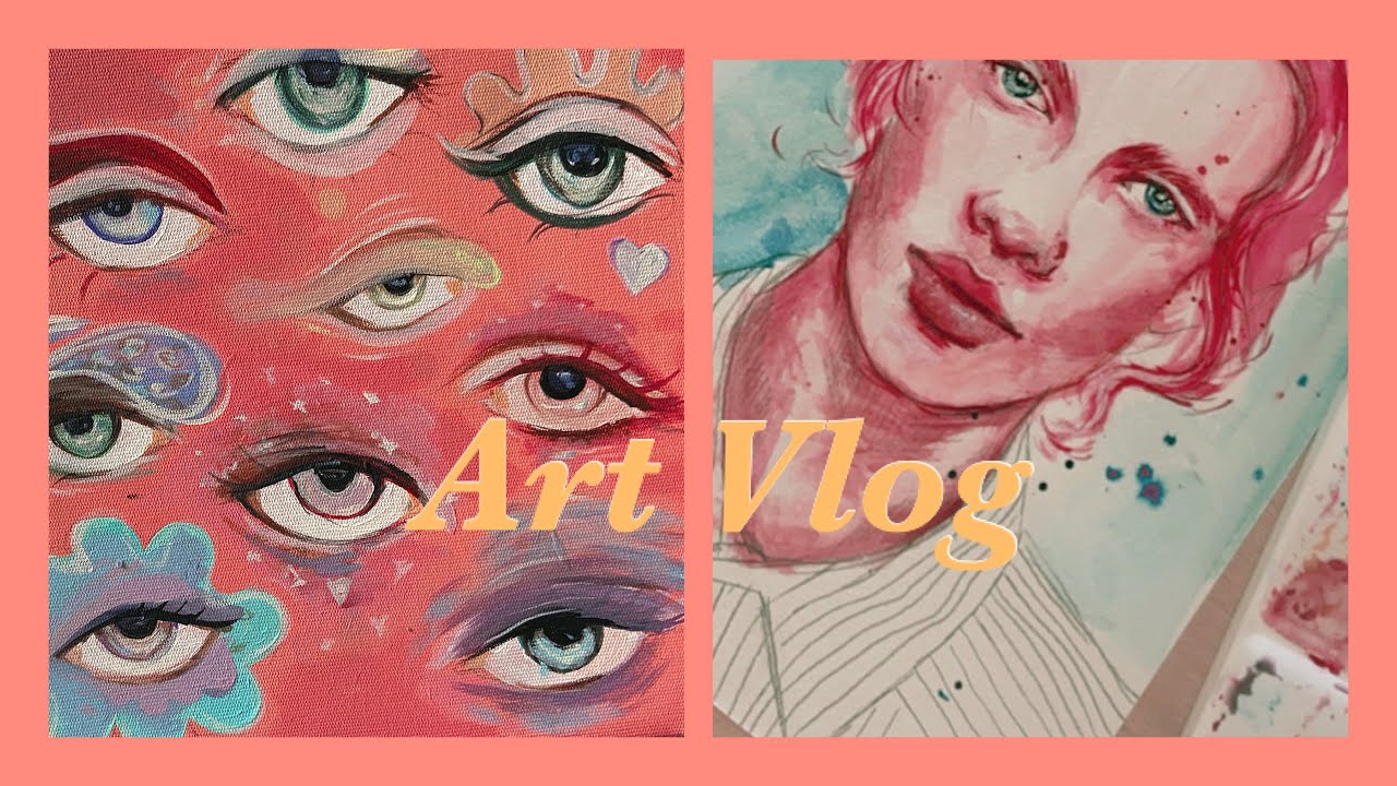 ART VLOG 2 (Sulu boya & Akrilik)