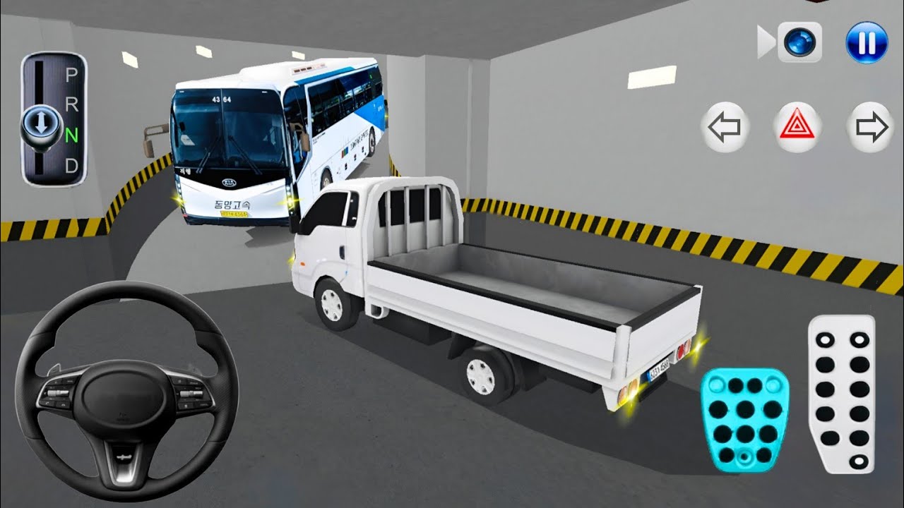 New Kia Express Bus Stuck in Parking Garage 🅿️ | 3D Driving Class 2026 Bus | Android iOS Car Games