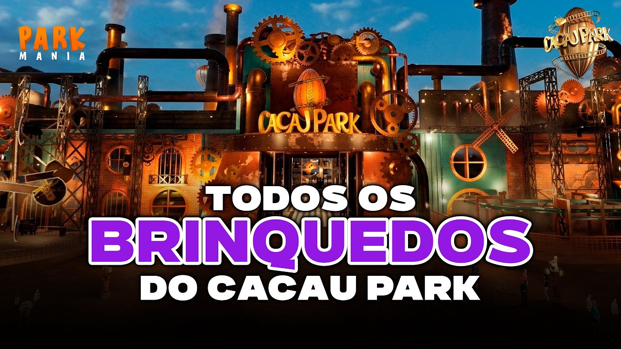 TODAS as ATRAÇÕES que estarão no CACAU PARK em 2027