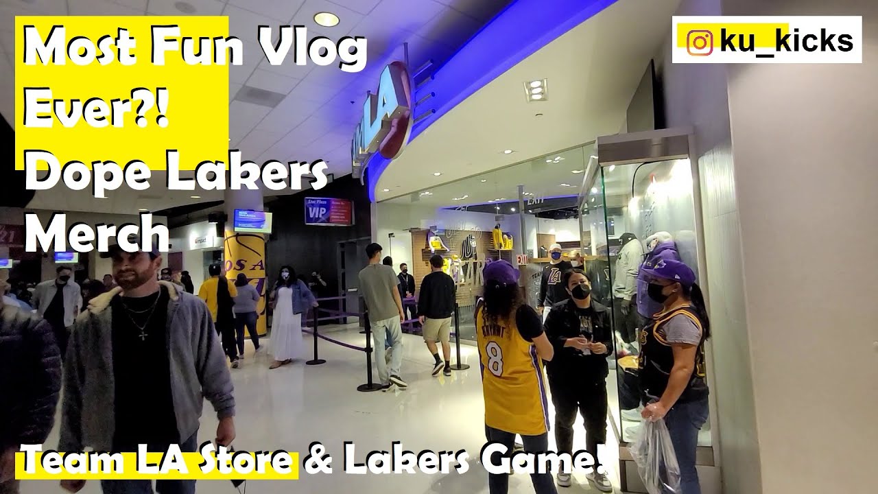 Заглядываем в магазин Team LA в Staples Center... и смотрим игру Lakers!