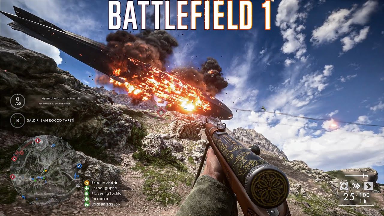 🔥 Ribeyrolles Gücünü Monte Grappa’da Gösteriyor! | Battlefield 1 Türkçe