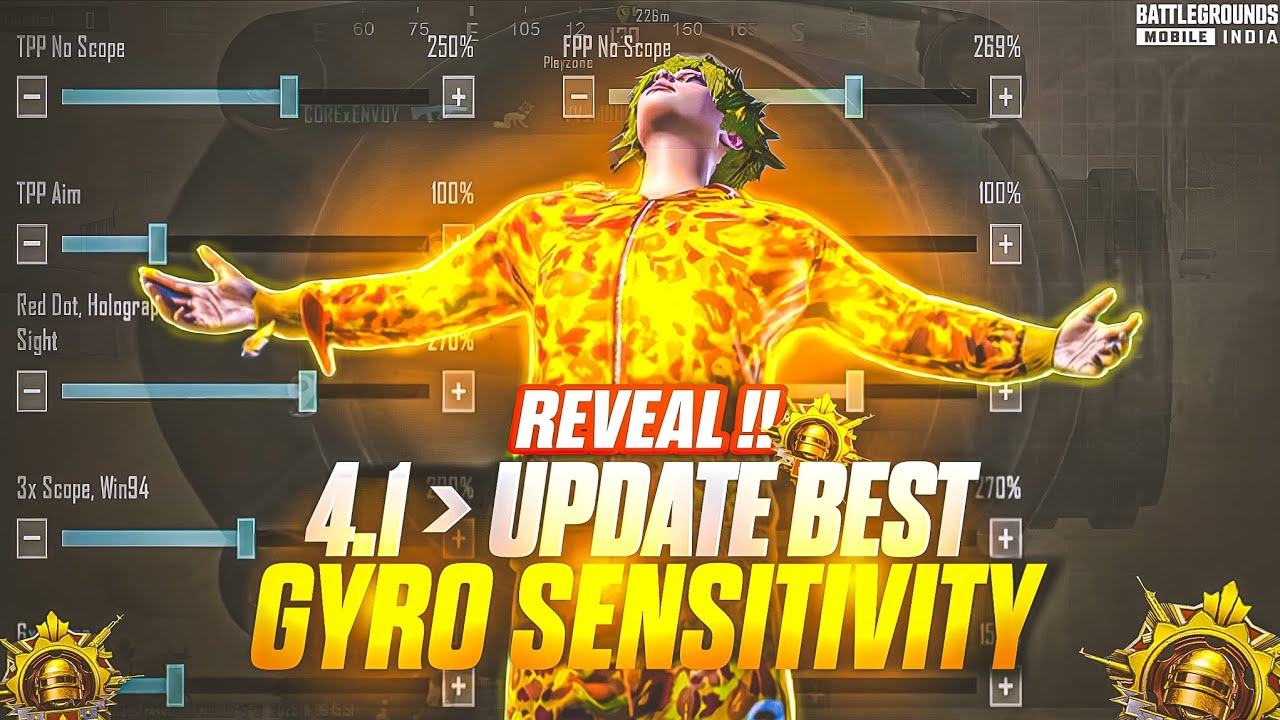 🔥MASTER YOUR GYRO SENSITIVITY IN JUST 2 MINUTES | BGMI BEST GYRO SENSITIVITY | BGMI 4.1 UPDATE 