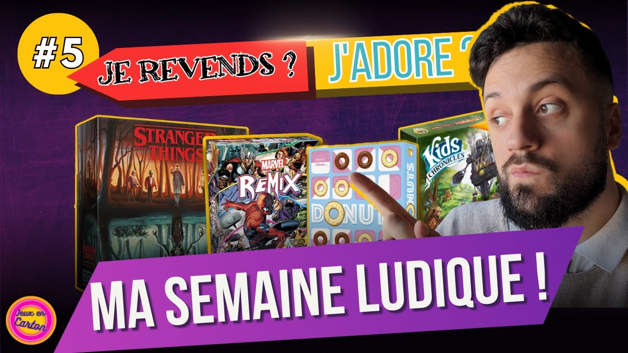 STRANGER THINGS, MARVEL REMIX... | Jeux en Carton | Critiques jeux de société