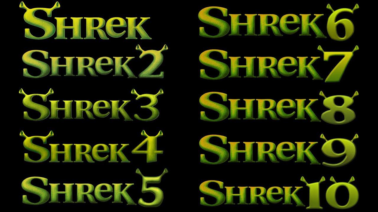 Todas las Películas de SHREK (Película 1 al 10)