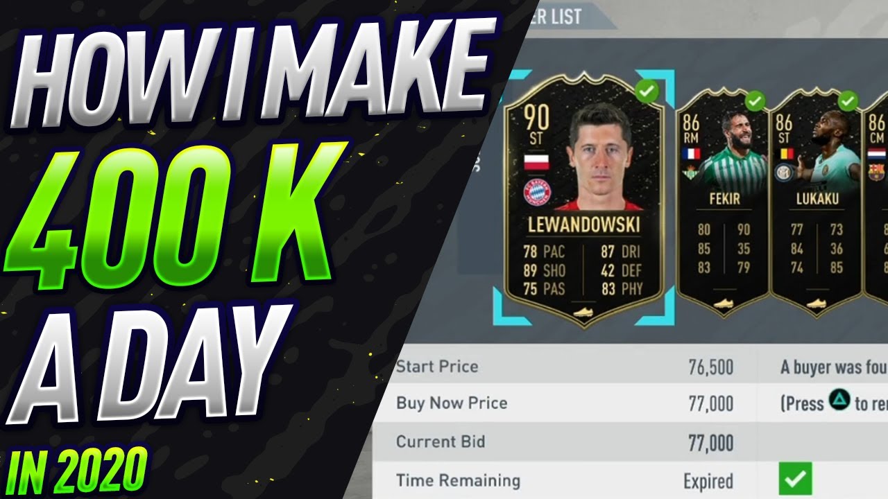 HOW TO TRADE LIKE A FIFA 20 MILLIONAIRE IN 2020