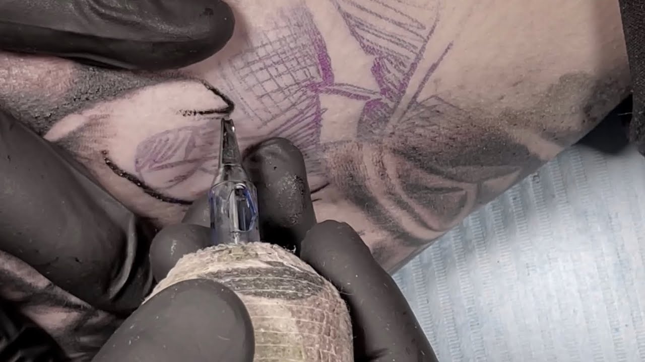Skull Tattoo | Time lapse