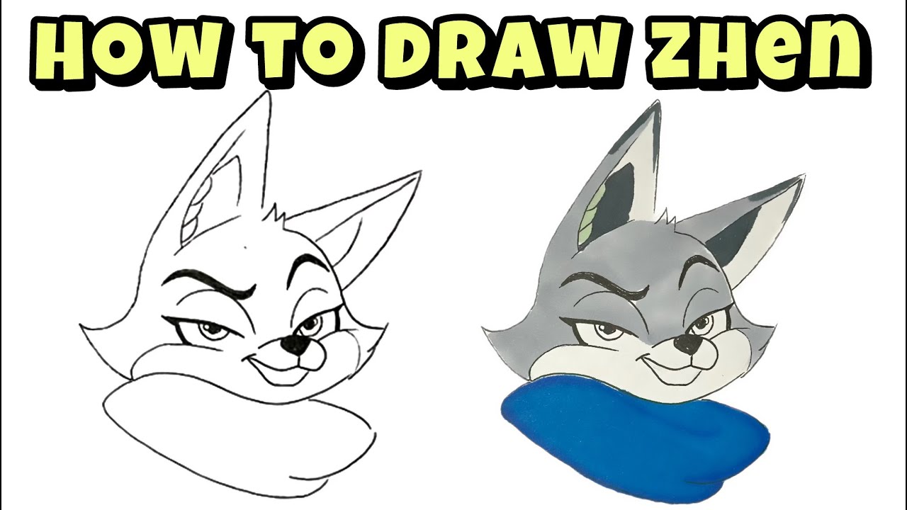 How to Draw Thief Zhen from Kung Fu Panda – Unlock Your Drawing Skills