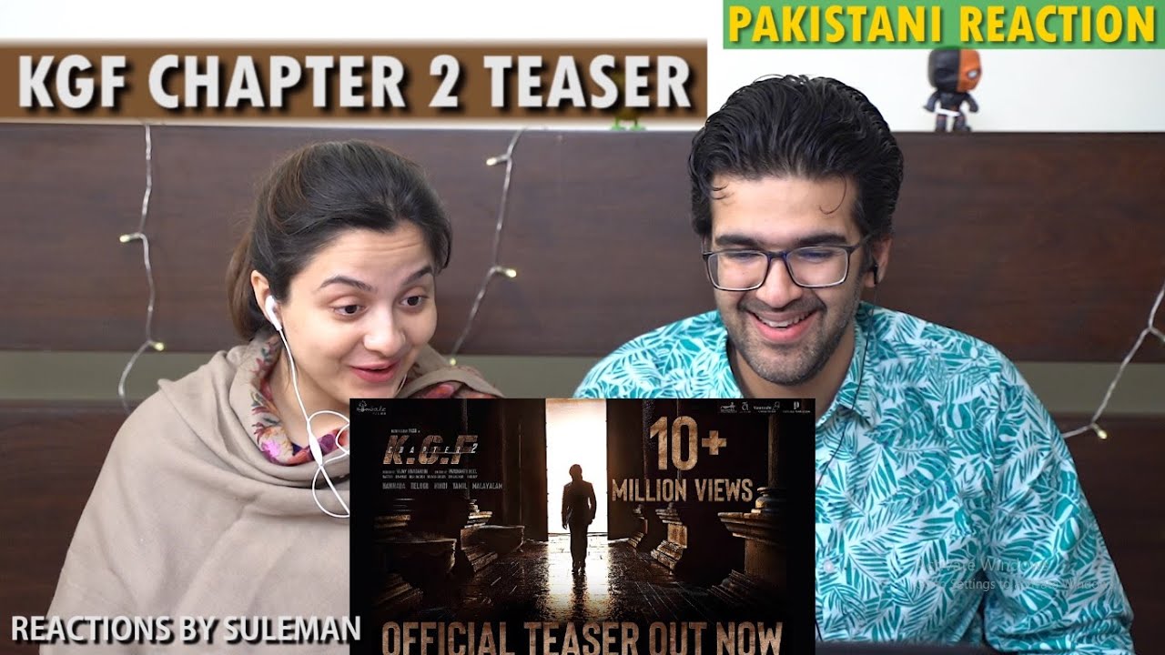 Pakistani Couple Reacts To KGF Chapter 2 Teaser | Rocking Star Yash | Srinidhi | Hombale Films