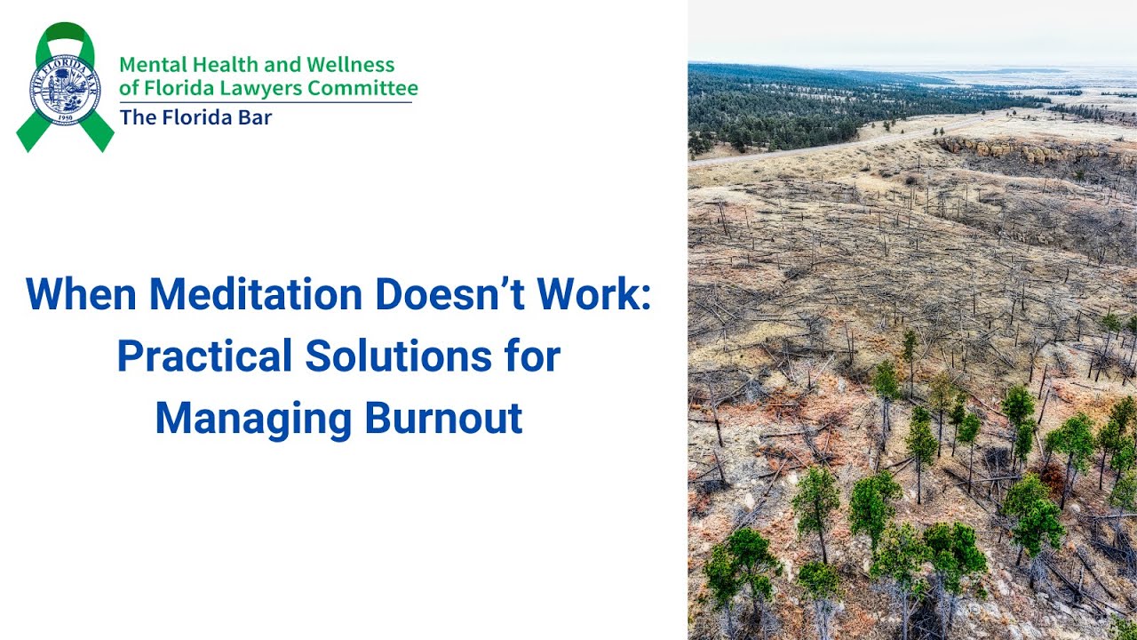 When Meditation Doesn’t Work: Practical Solutions for Managing Burnout