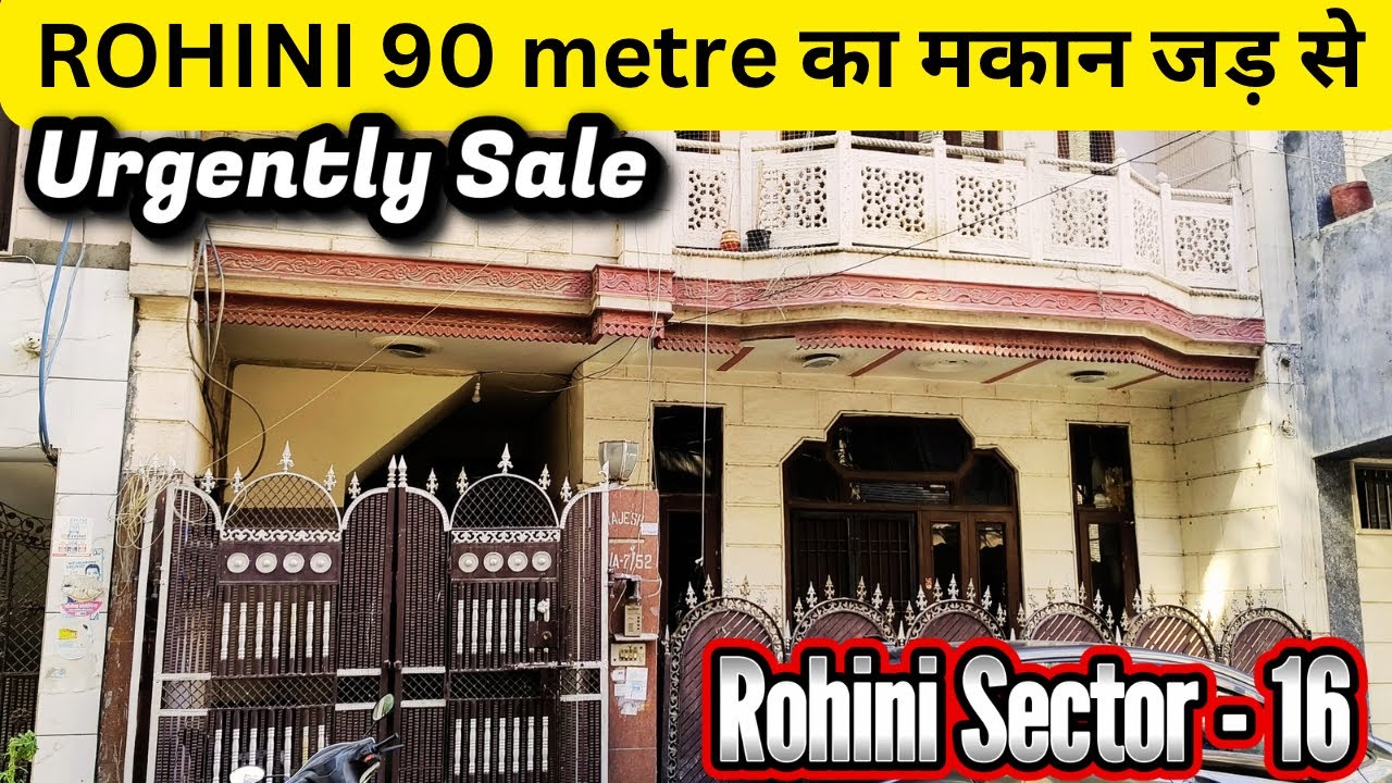 90 metre के 2 Floor मात्र 2.5 crore में | 6bhk Flat for Sale in Rohini | Rohini Me Makan 