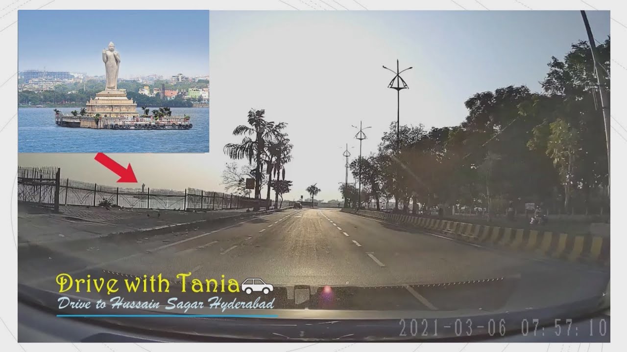 Tank Bund | Necklace Road | Hussain Sagar Full Circle, Hyderabad | Drive with Tania
