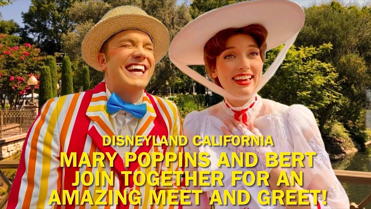 Meeting Up With Mary Poppins and Bert for An AMAZING Meet and Greet at Disneyland! #disney