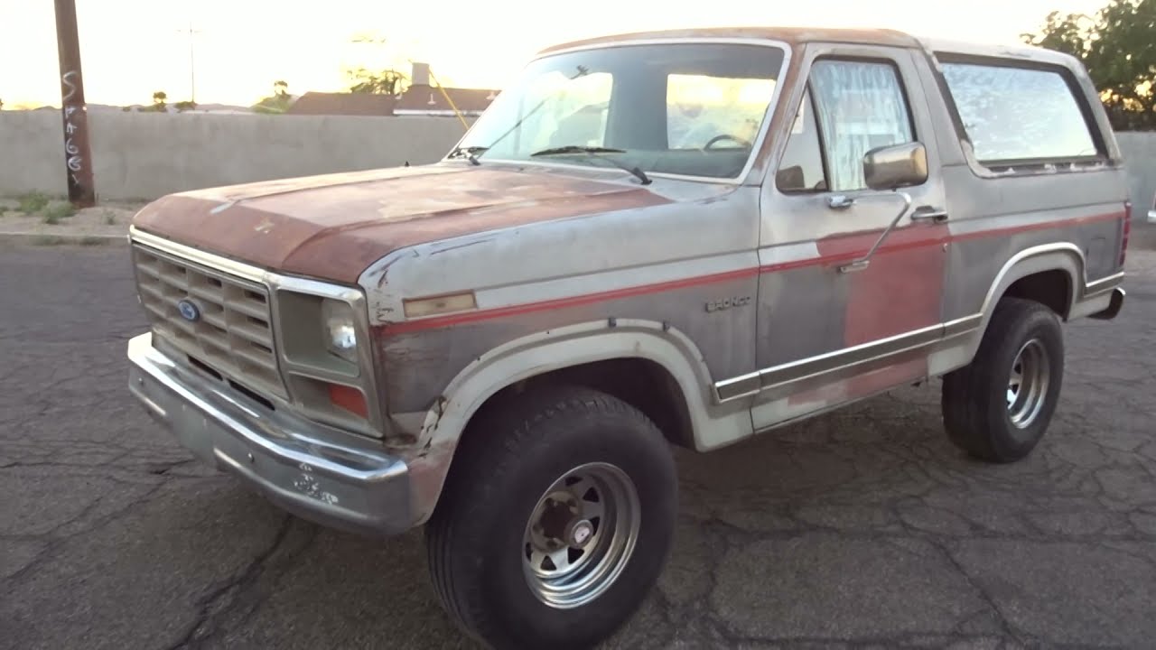 1985 Ford Bronco Az Survivor barn find