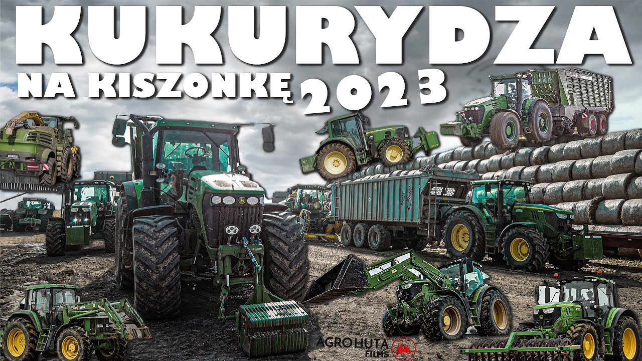 🇵🇱|4K|☆10 JOHN DEER'ów!☆ KUKURYDZA NA KISZONKĘ 2023☆ John Deere Team | OPOROWO | Kwiat Team!