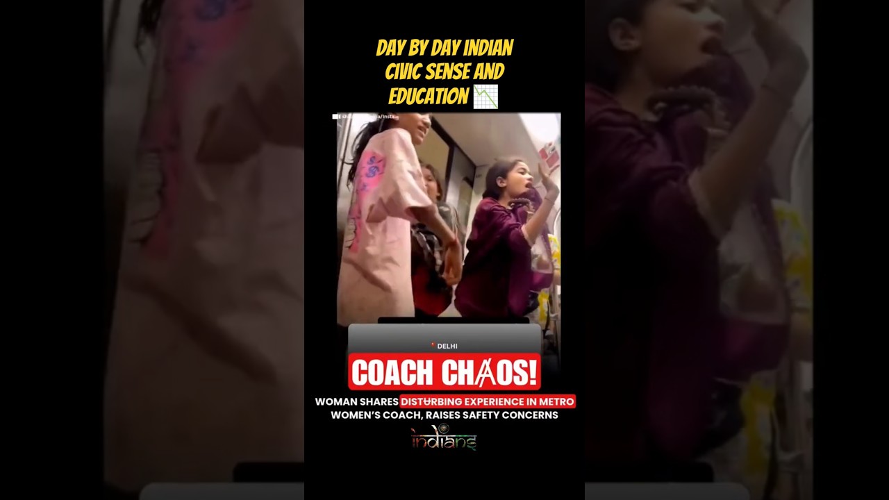 backup@UnfiIteredindians on the Delhi Metro&rsquo;s Magenta Line. The footage #indians #india  #metro