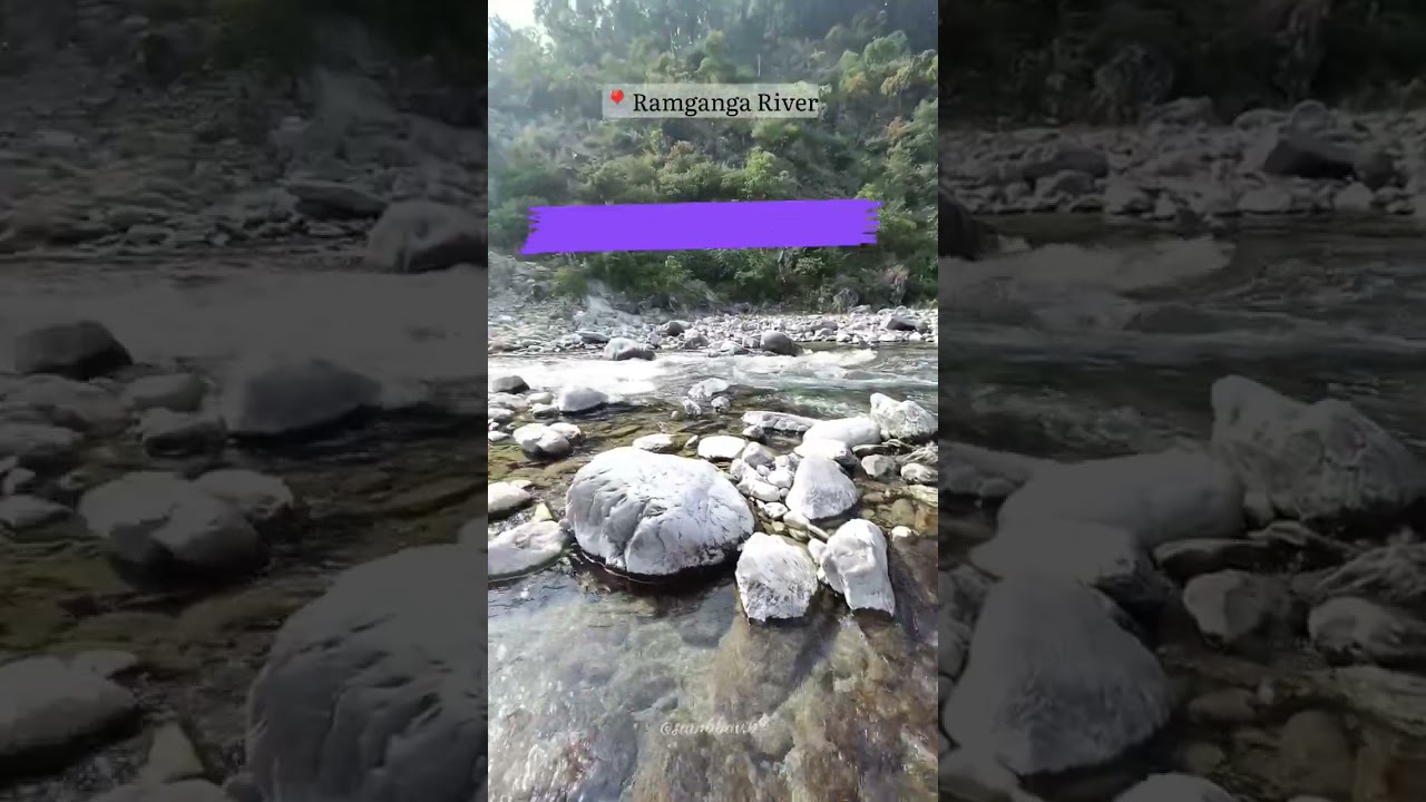 Hidden places near Jim Corbett-Ramnagar #river #travel #uttarakhand #ganga #marchula #ramnagar #2022