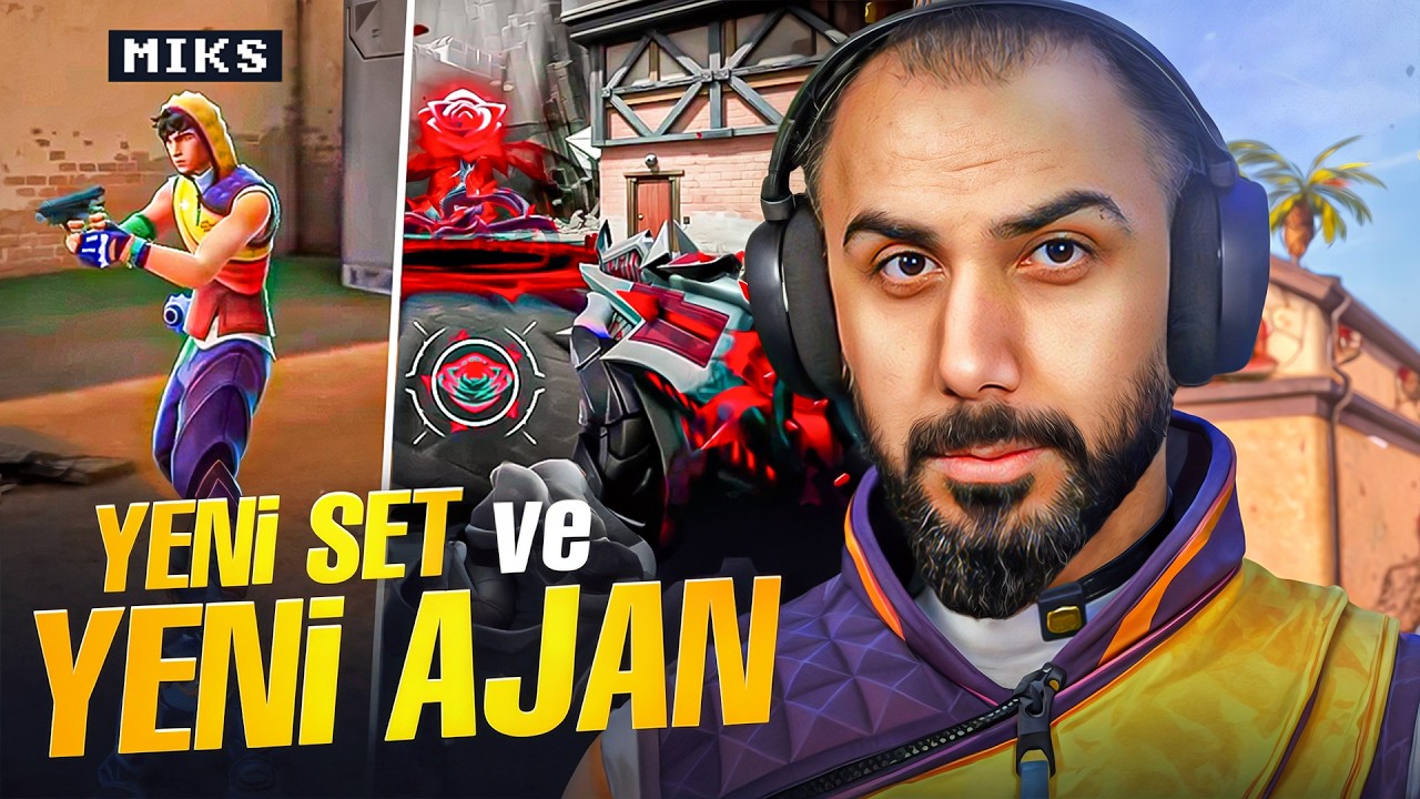 VALORANT'ta YENİ AJAN MİKS'i DENEDİM!? EFSANE YENİ SET!! - efsane çar | VALORANT