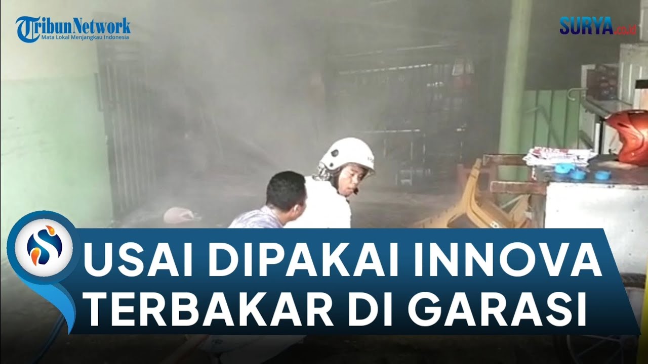 Usai Dipakai Jalan-jalan, Mobil Toyota Innova Terbakar di Garasi