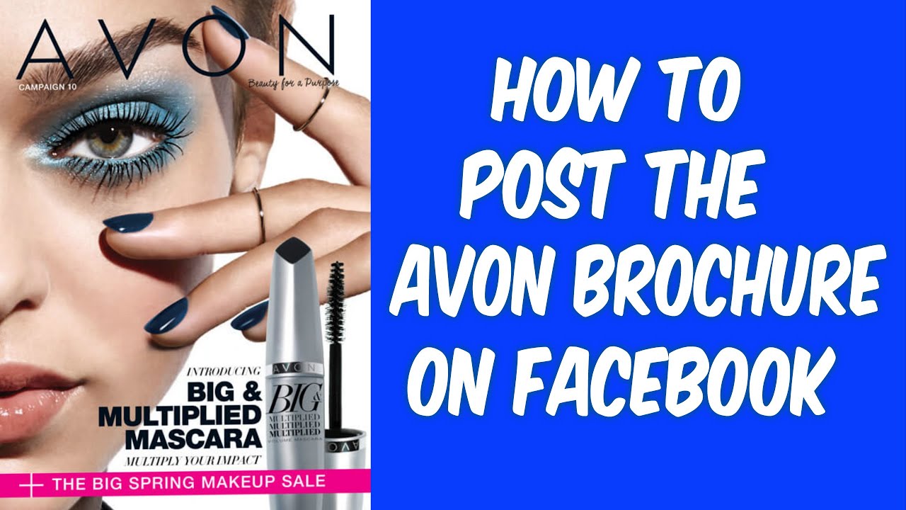 How to Post the Avon Brochure on Facebook