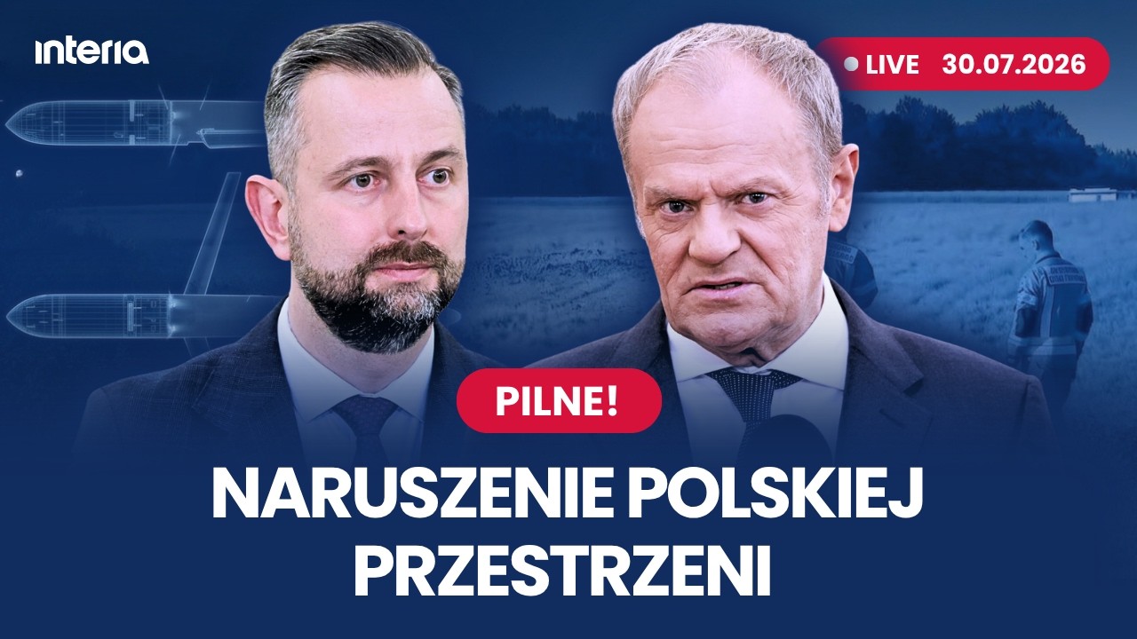 PILNE! NARUSZENIE POLSKIEJ PRZESTRZENI | konferencja premiera i szefa MON | 🔴 NA ŻYWO