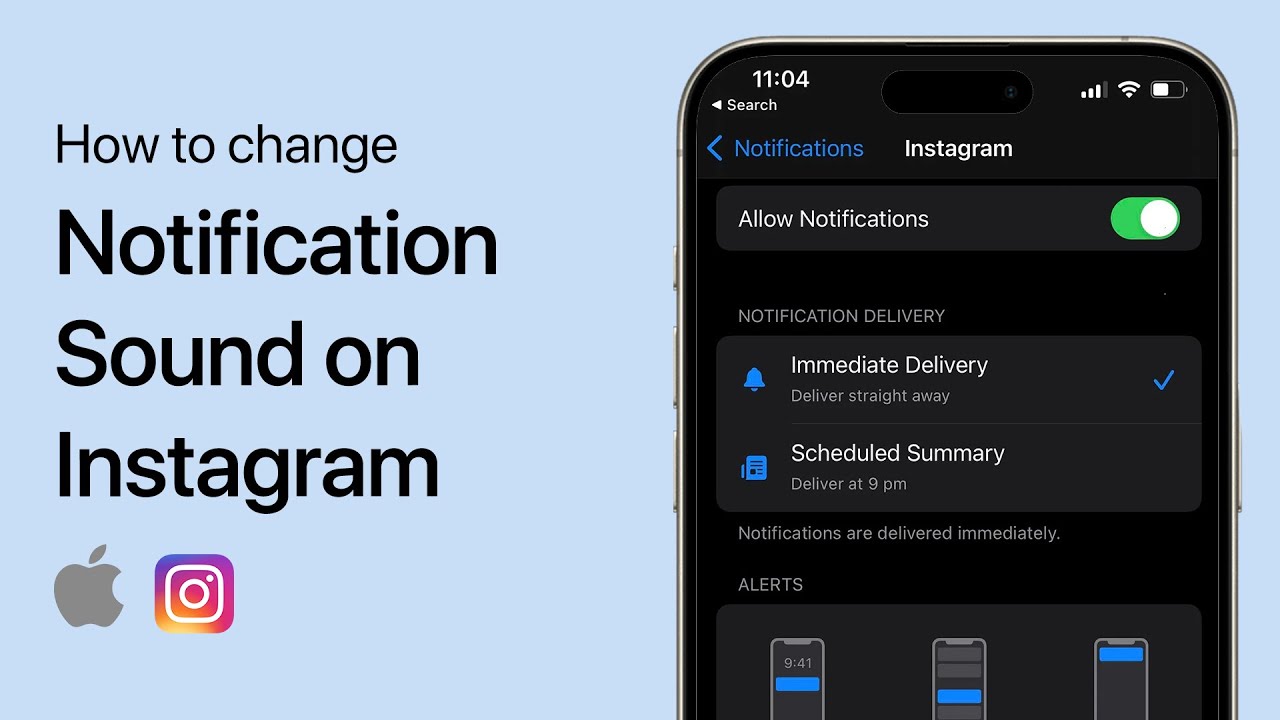 How To Change Instagram Notification Sound on iPhone