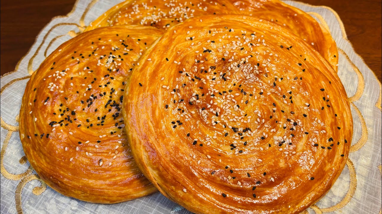 paratha made in oven || پراته داشی ترد و خوشمزه
