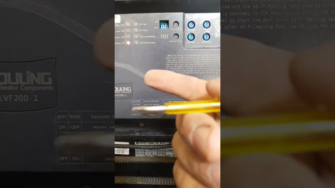 door inverter learning and wiring