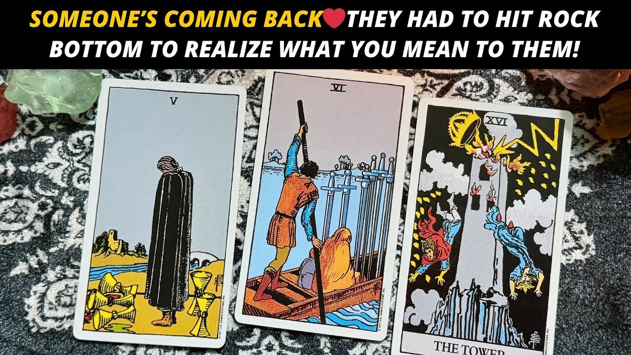 ❤️ SOMEONE’S COMING BACK! THEY HAD TO HIT ROCK BOTTOM TO REALIZE WHAT YOU MEAN TO THEM!