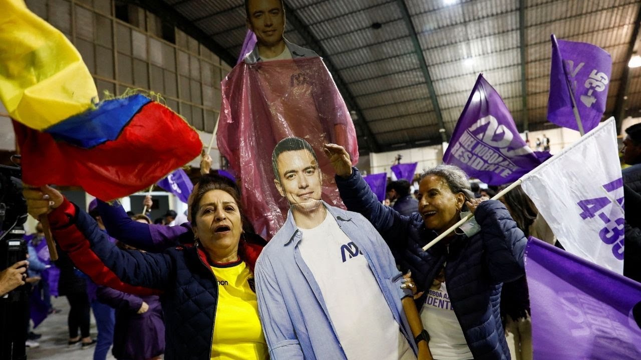 Daniel Noboa electo presidente de Ecuador
