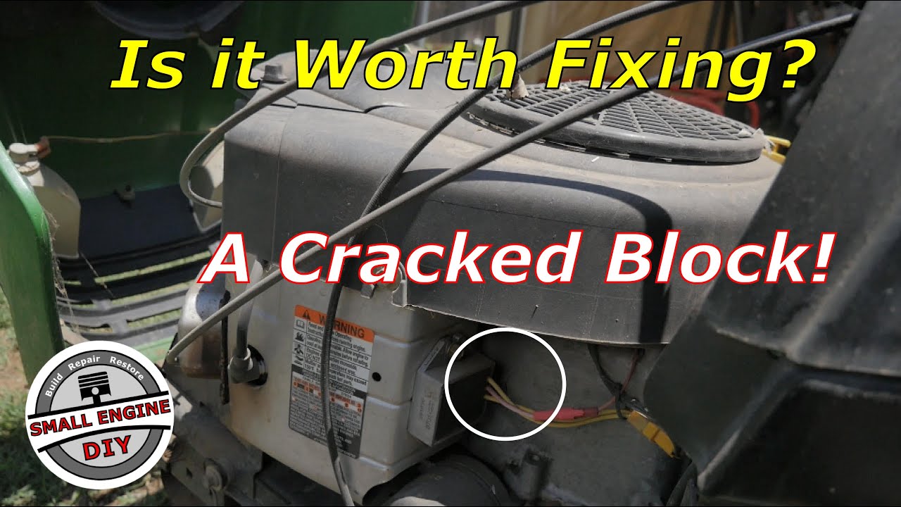 What Cracked the Engine Block?  Briggs & Stratton V 20HP Engine