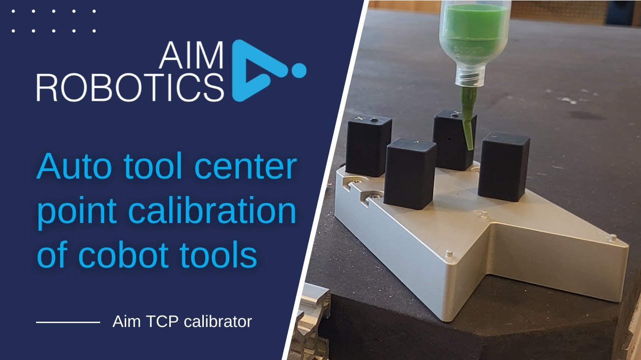 Aim TCP calibration tool in action.