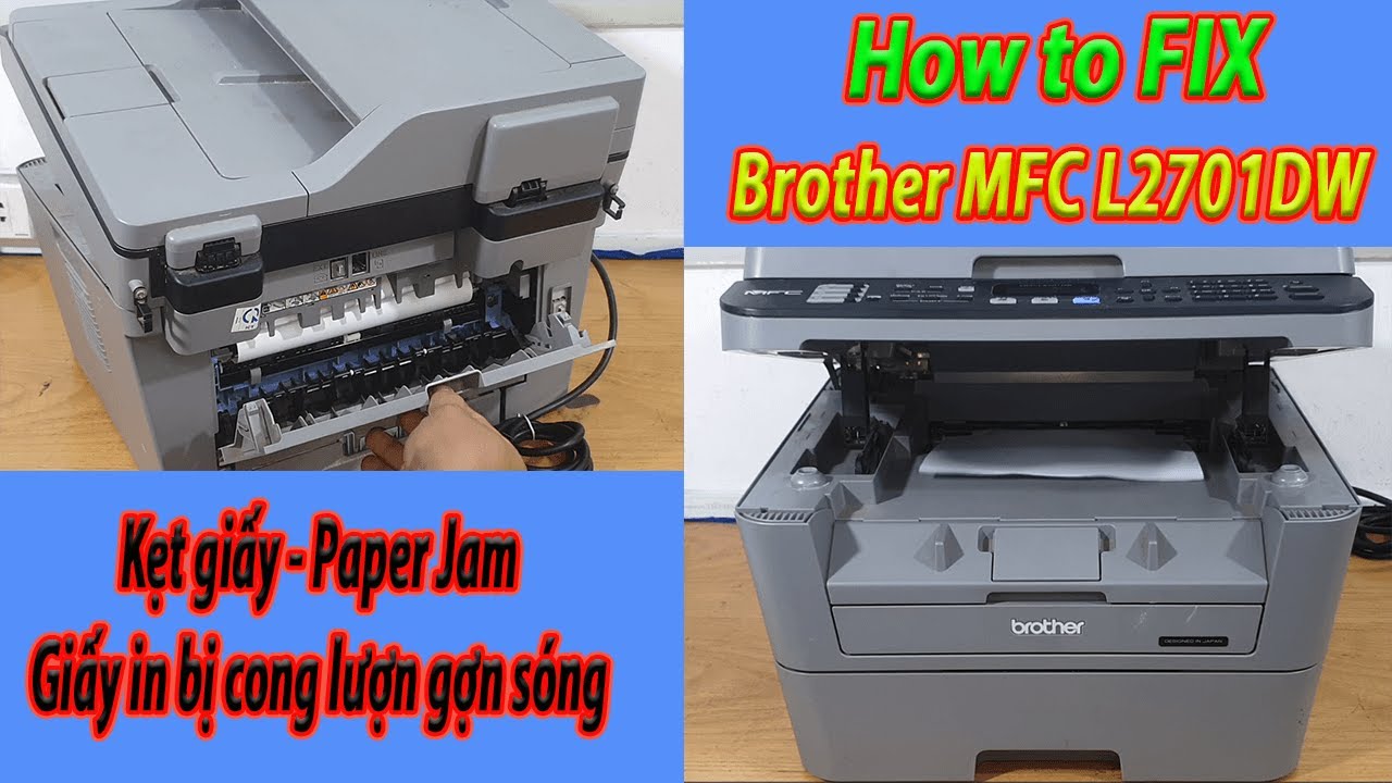 Как исправить зажим бумаги в принтере Brother MFC L2701DW: проблемы с искривленной бумагой