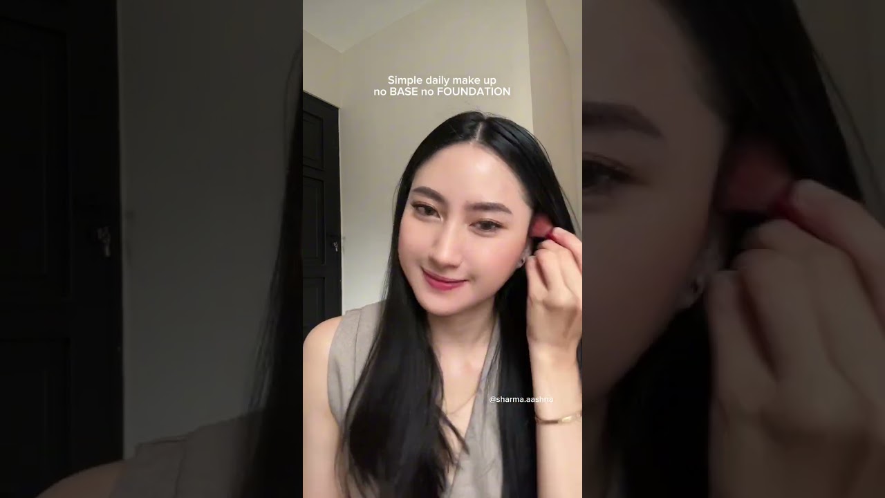 Simple daily make up