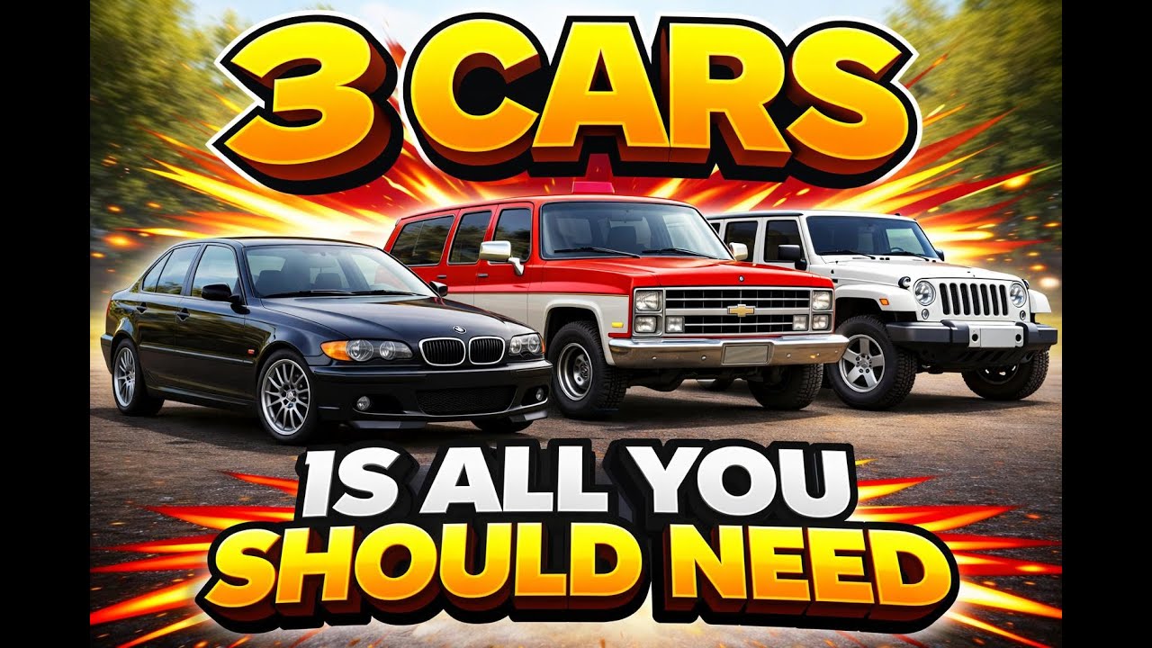 You Should Only Need 3 Vehicles