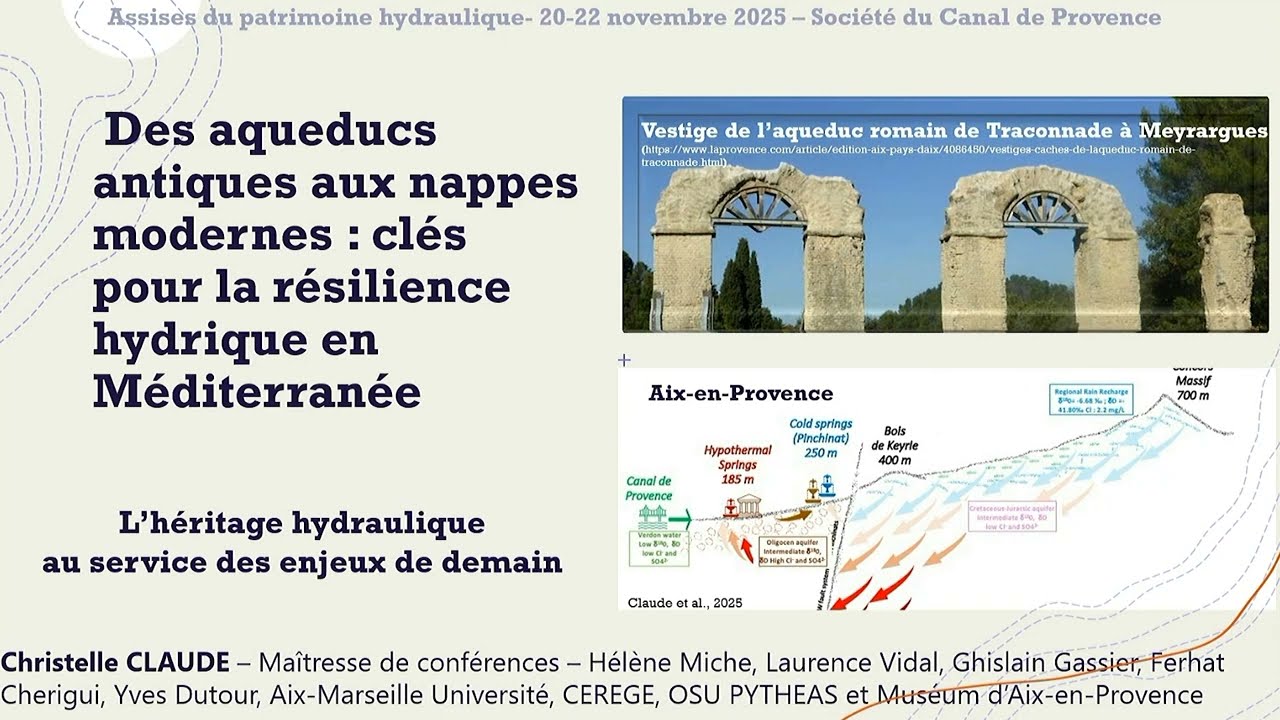Aqueducs romains, témoins de la gestion de l’eau en Méditerranée - C.CLAUDE