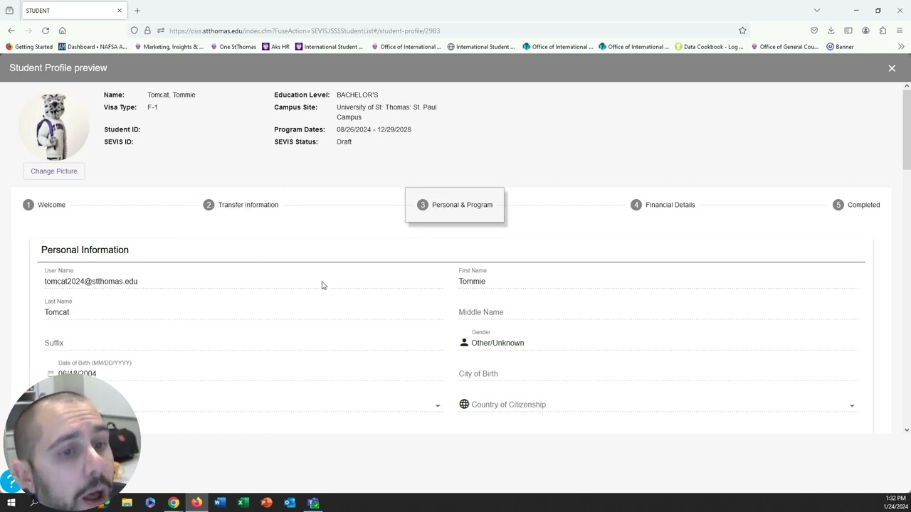 Activating your OISS account and requesting your I20