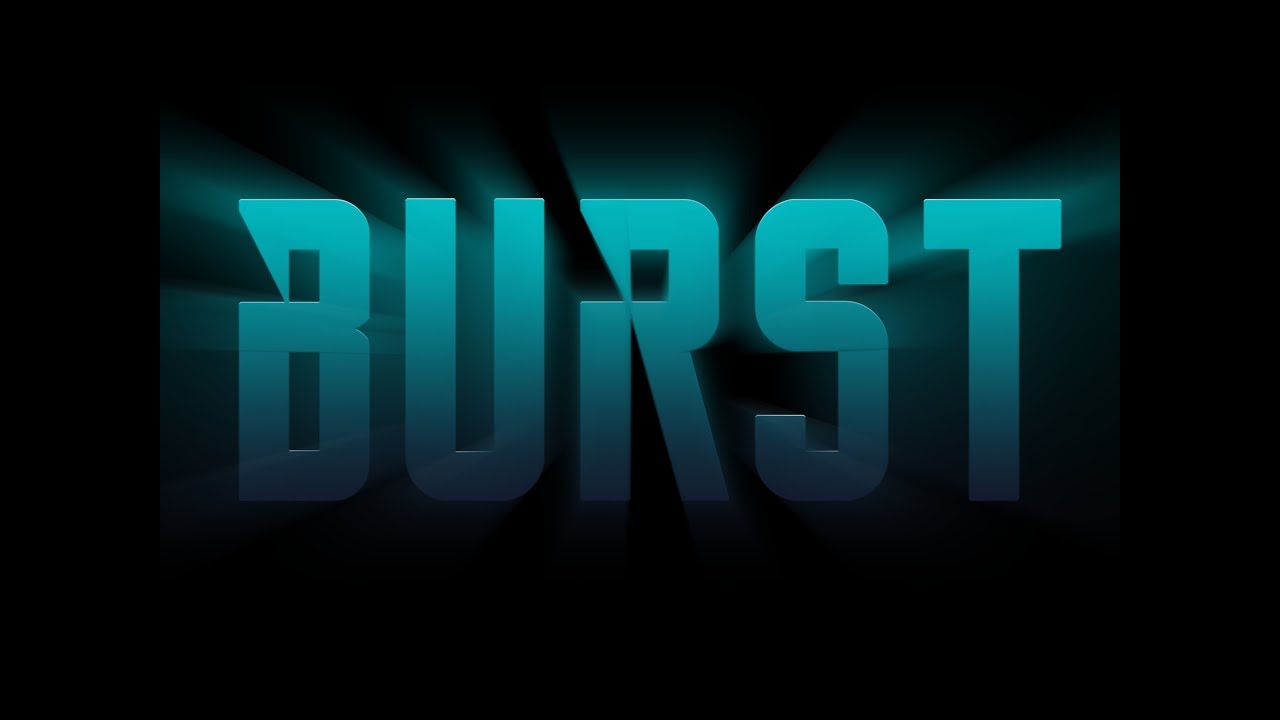 Photoshop CC Tutorial :  Light Burst Text Effect  ( Beginners)