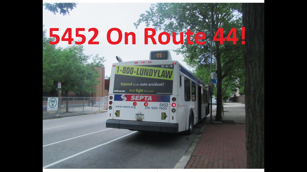 NeoplanDude | SEPTA 2001 New Flyer D40LF #5452 On Route 44, To 5th-Market!