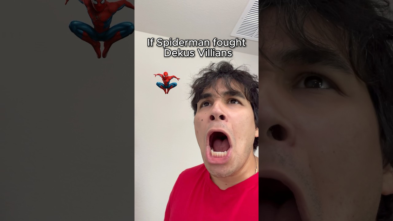 If Spiderman fought Deku&rsquo;s Villians #spiderman #deku #marvel #comics