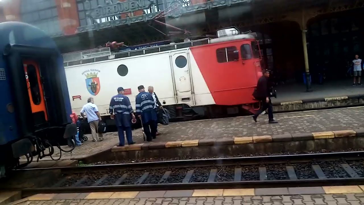 EA1 829 se retrage la depou ce a tras Trenul R5722 Câmpulung Moldovenesc-Suceava 25.06.2023
